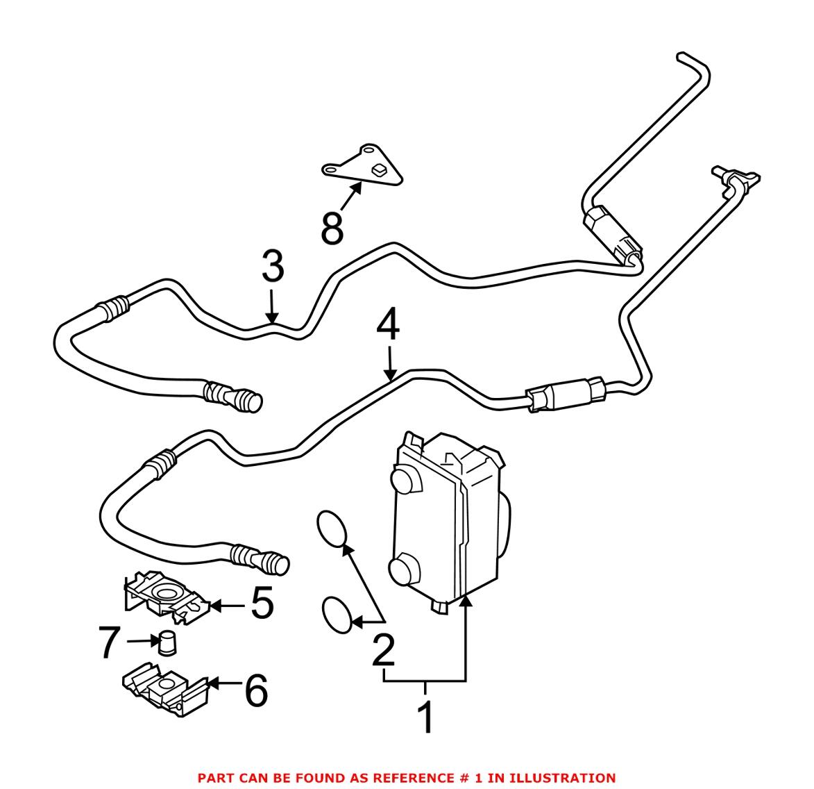 BMW Auto Trans Oil Cooler 17117534896